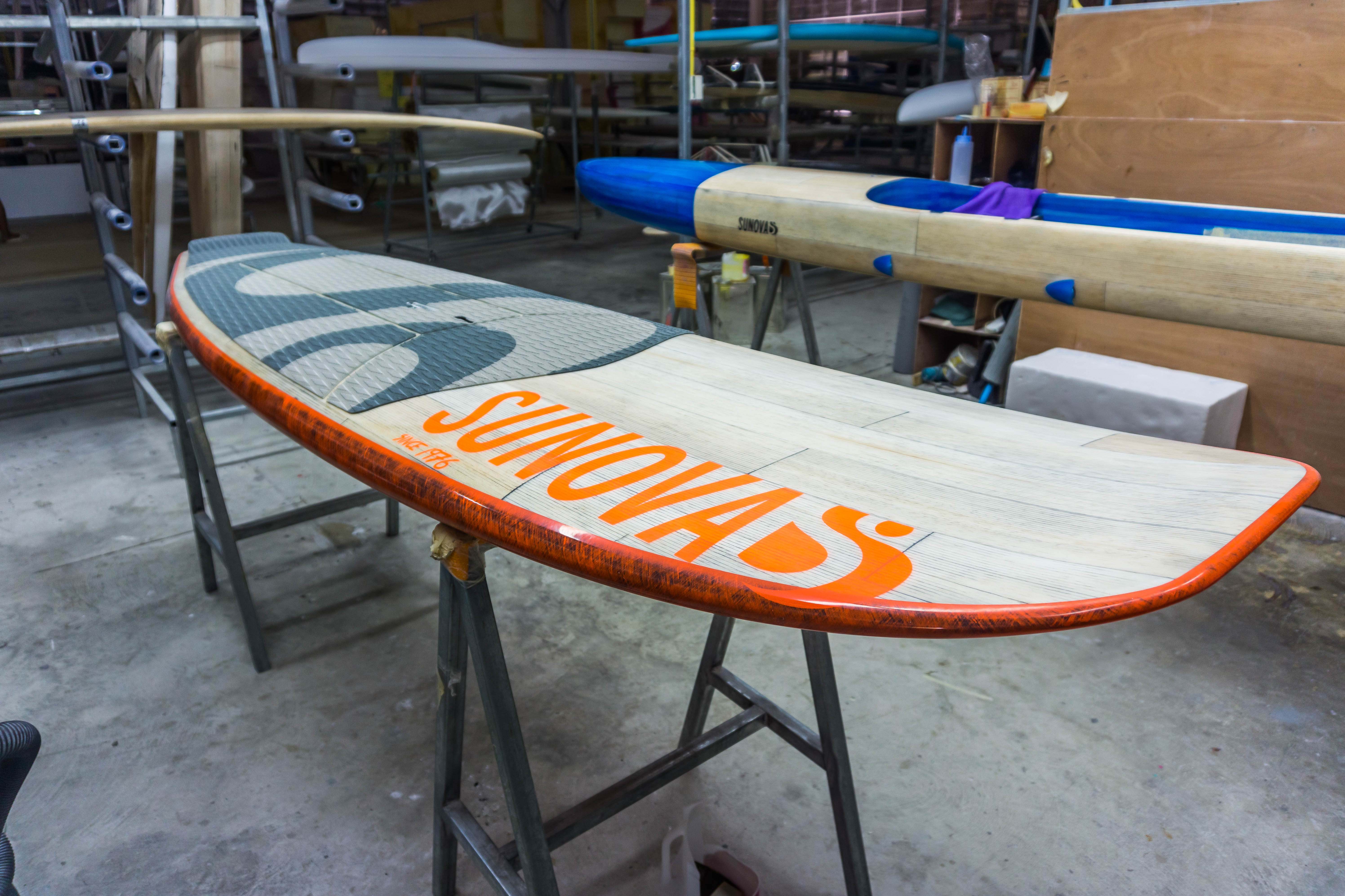 surf board detail